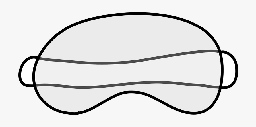 Safety Goggles Lineart - Line Art, Transparent Clipart