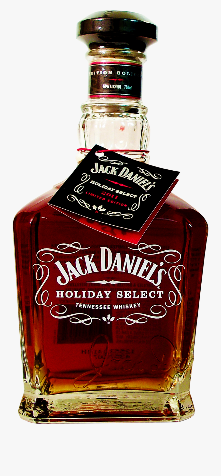 Whiskey Drawing Jack Daniels Bottle - Jack Daniel's Single Barrel Holiday Select, Transparent Clipart