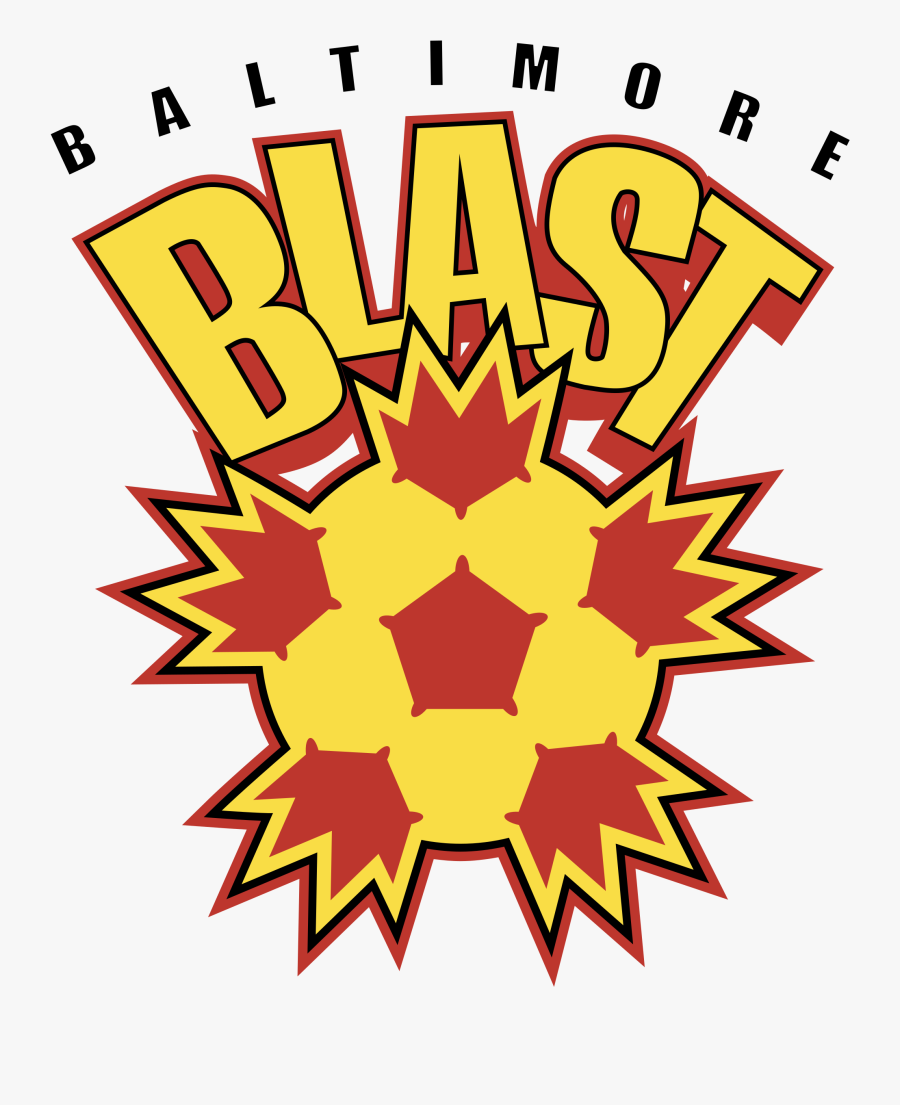 Blast Vector Transparent Clipart Free Stock - Baltimore Blast Logo, Transparent Clipart