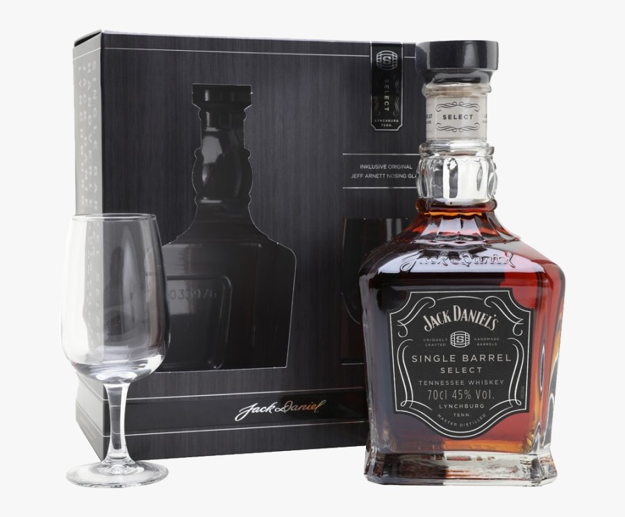 Jack Daniel"s Single Barrel Select Glass , Png Download - Jack Daniels Single Barrel Pohár, Transparent Clipart