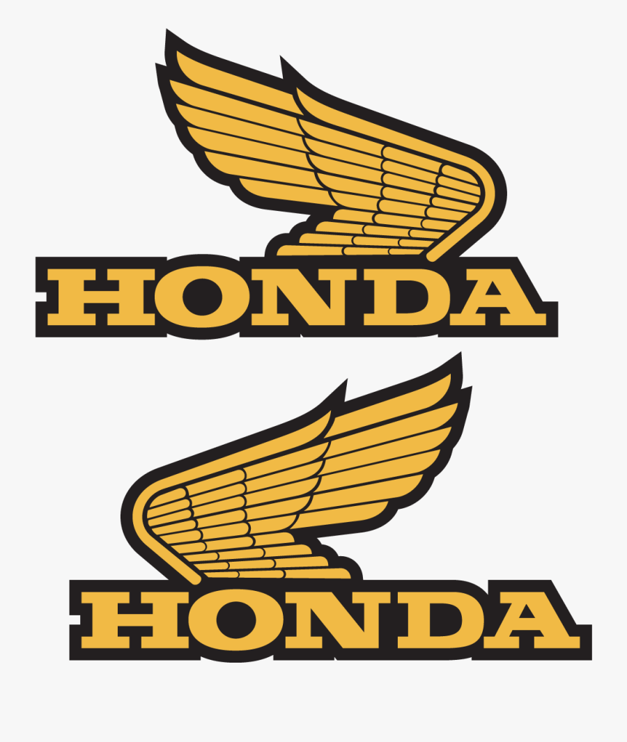 Vector Royalty Free Stock Honda Vector Yellow - Honda Gold Wing Logo, Transparent Clipart