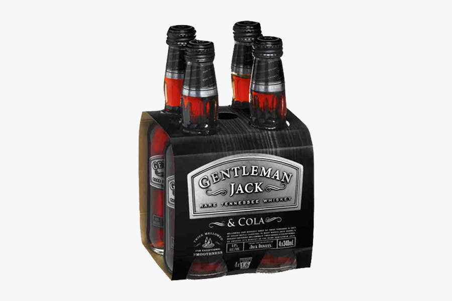 Jack Daniels Gentleman Jack 4 Pack, Transparent Clipart