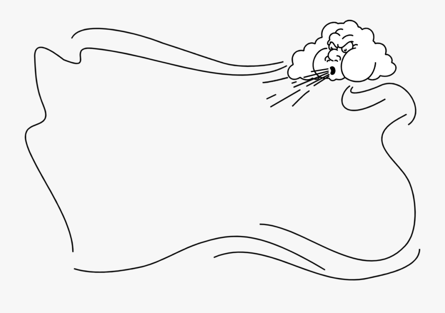 Happy Clipart Wind - Wind Frame, Transparent Clipart