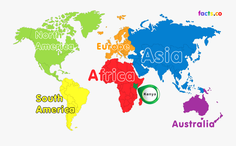 Clip Art Kenya On Location The - Map Of Cuba In World, Transparent Clipart