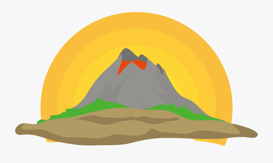 Collection Of Free Volcano Drawing Realistic Download - Clip Art, Transparent Clipart