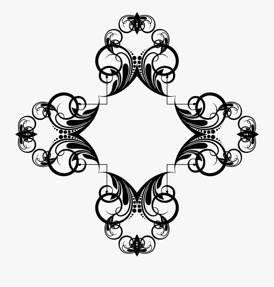 Design Border Decorative Clipart Png, Transparent Clipart