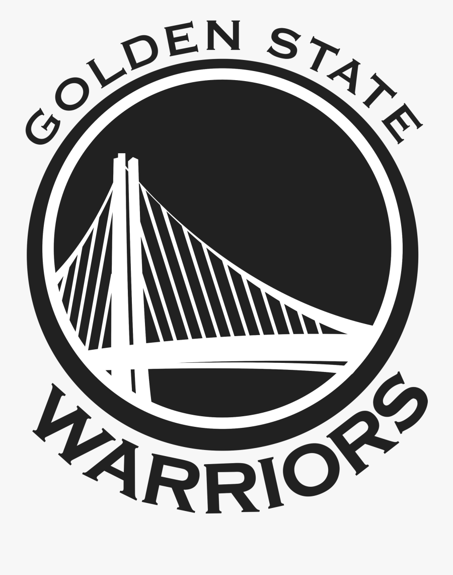 Golden State Warriors Logo Black And White - Golden State Warriors New, Transparent Clipart