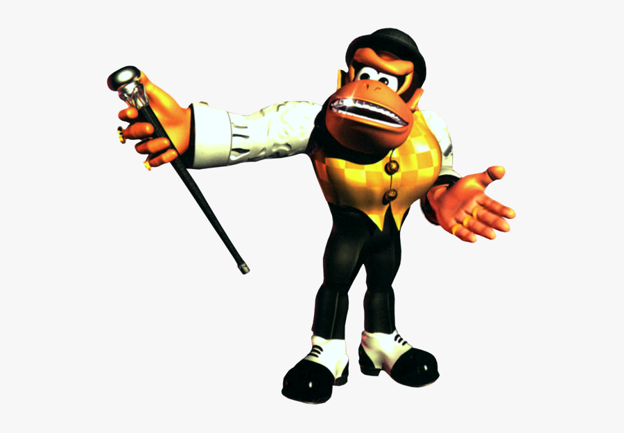 Dk Vine Forum Least - Donkey Kong Swanky Kong, Transparent Clipart