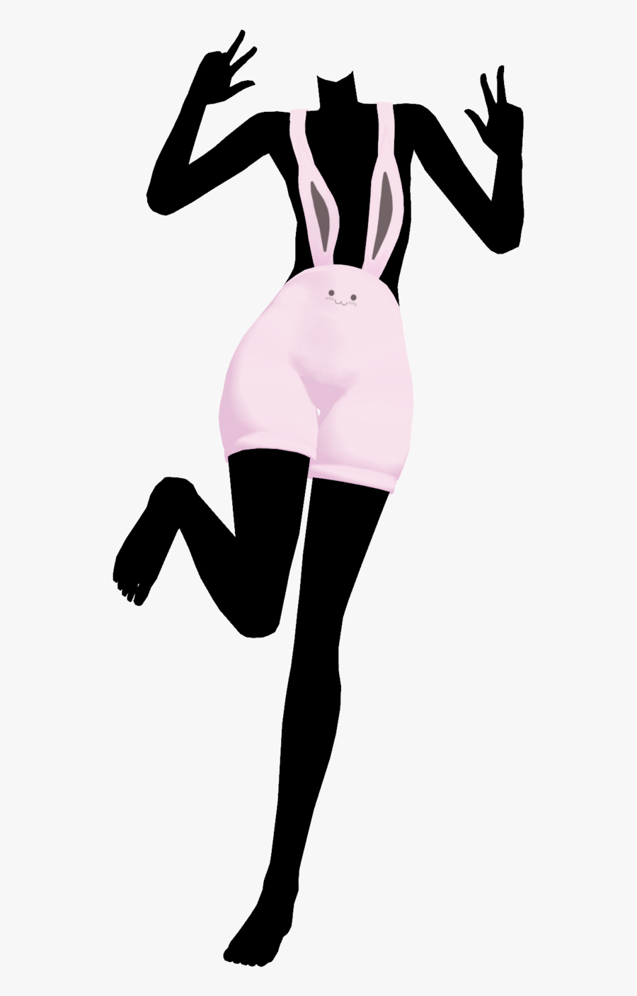 To Alice Bunny Suspender Mmd Shorts And Suspenders Free