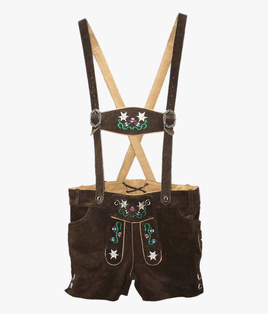 Floral Lederhosen For Women - Lederhosen Women, Transparent Clipart