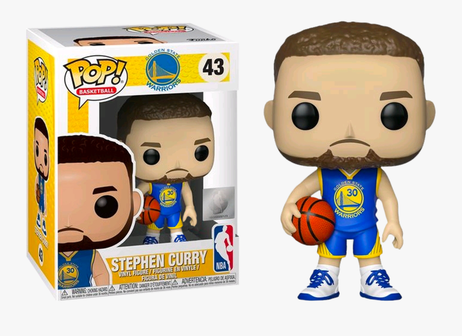 Stephen Curry Golden State Warriors Blue Jersey Us - Funko Stephen Curry, Transparent Clipart