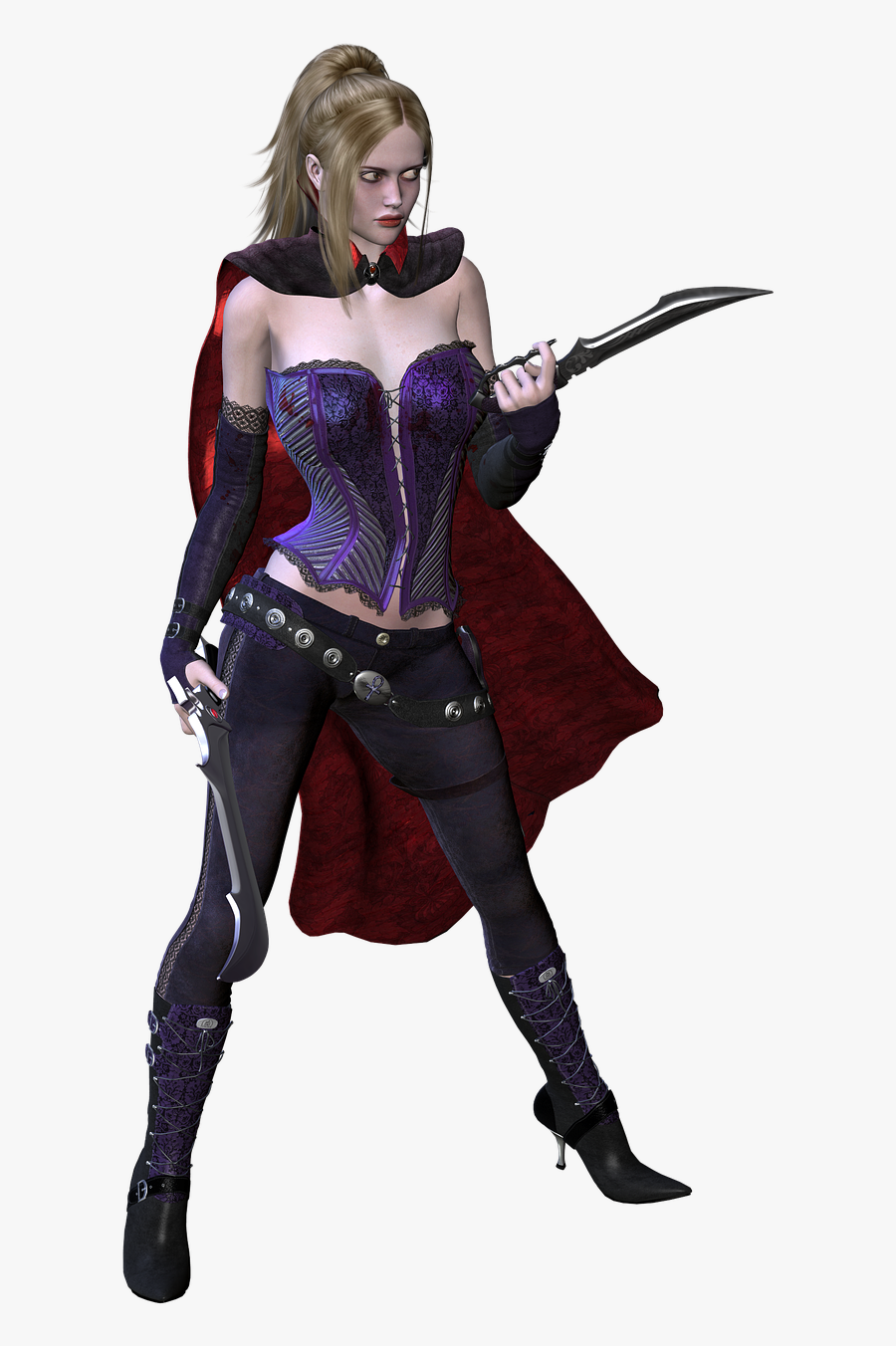 3d Warrior Png File , Transparent Cartoons - Whatsapp Attitude Original Girls, Transparent Clipart