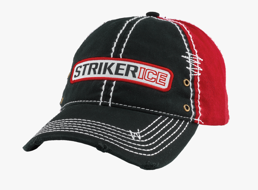 Striker Ice Men"s Distressed Baseball Cap - Baseball Cap, Transparent Clipart