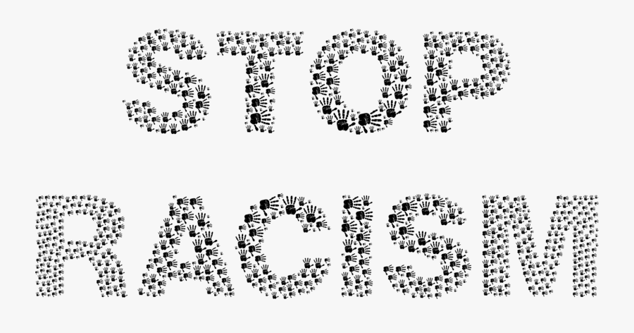 Transparent Discrimination Clipart - Stop Racism Black And White, Transparent Clipart