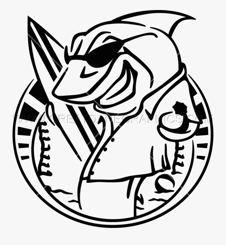 Surfing Clipart Black And White - Cartoon Tribal Shark Clipart4, Transparent Clipart