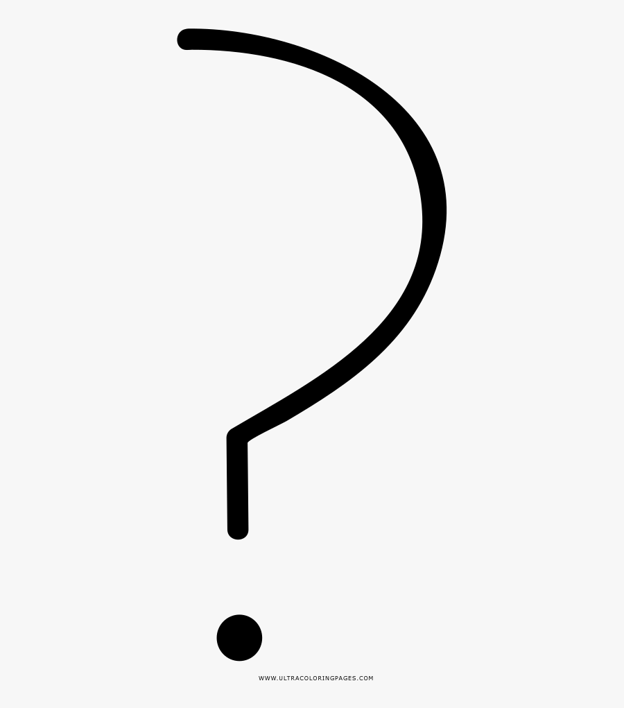 Transparent Black And White Question Mark Clipart, Transparent Clipart