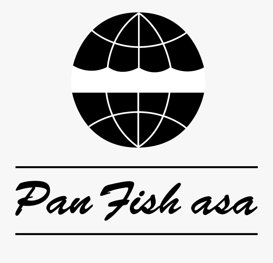 Pan Fish Logo Black And White Surfing- - Pan Fish, Transparent Clipart