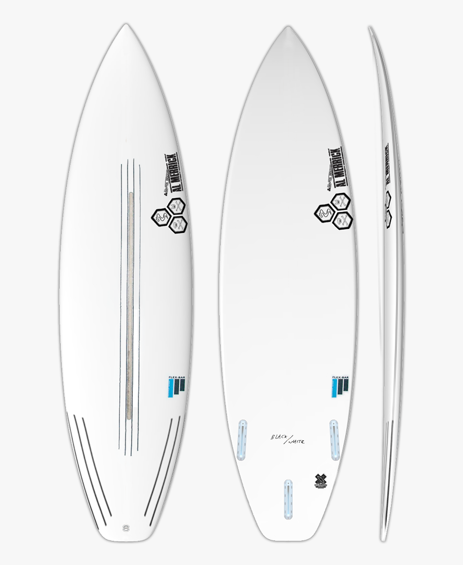 Channel Islands Flexbar Black And White - Twin Fin Channel Islands, Transparent Clipart