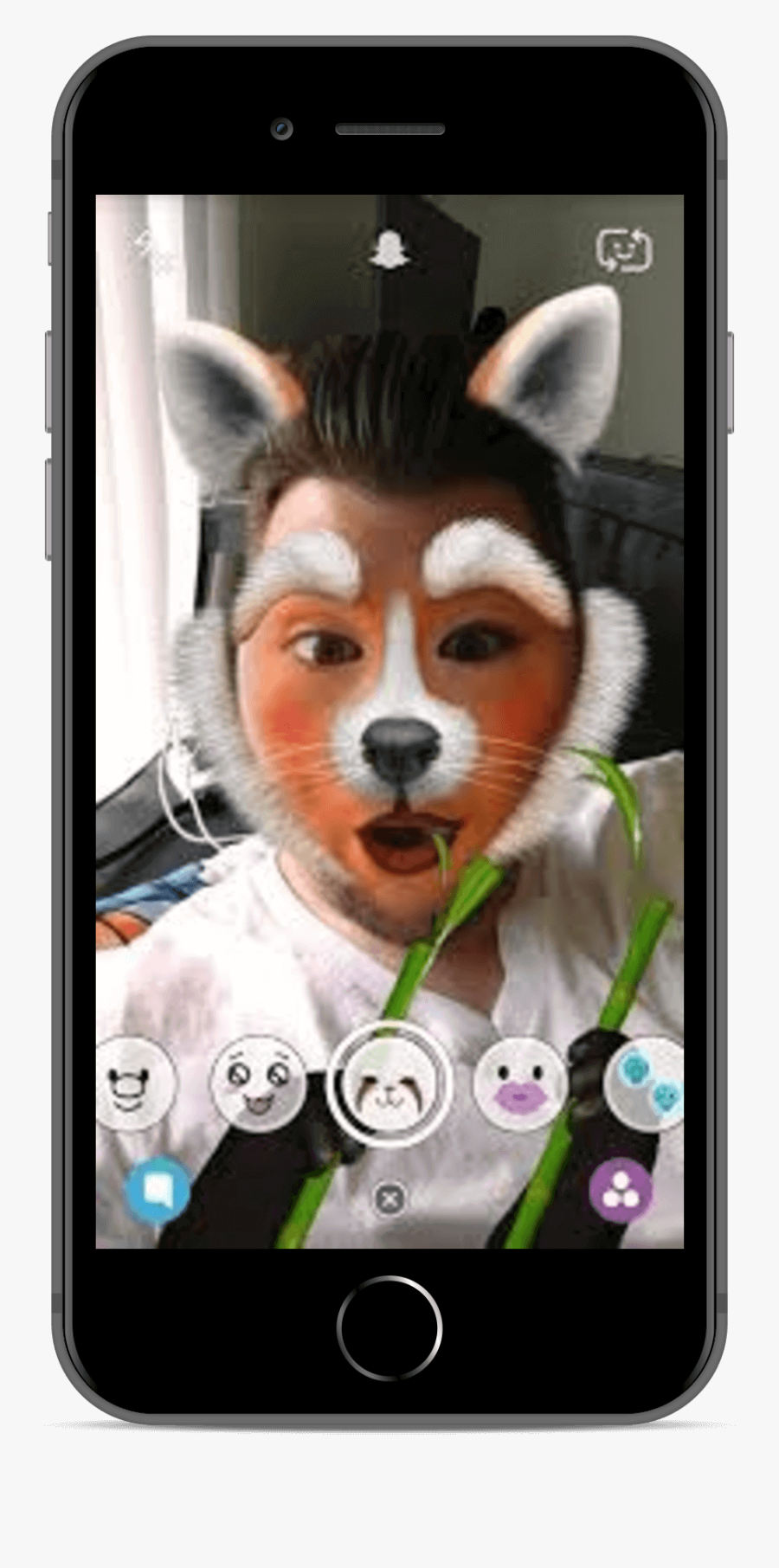 How To Develop A Chat App Like Snapchat And How Much - Iphone, Transparent Clipart
