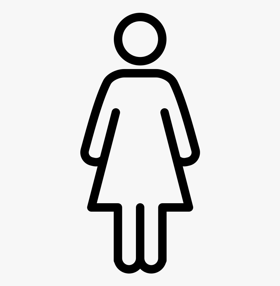 Noun Project Woman Icon 362180 Cc - Women's Restroom Icon, Transparent Clipart