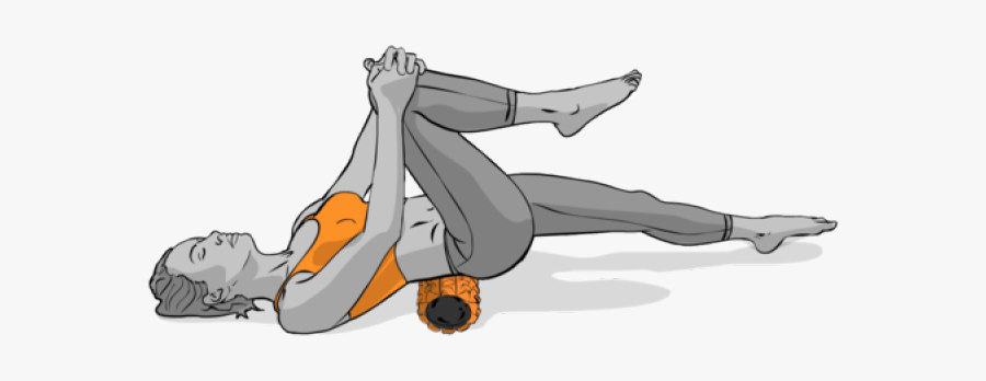 Foam Roller Clipart Hip - Illustration , Free Transparent Clipart
