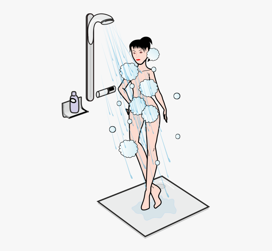 Art,trunk,shoe - Cleaning Naked Women Cartoon, Transparent Clipart