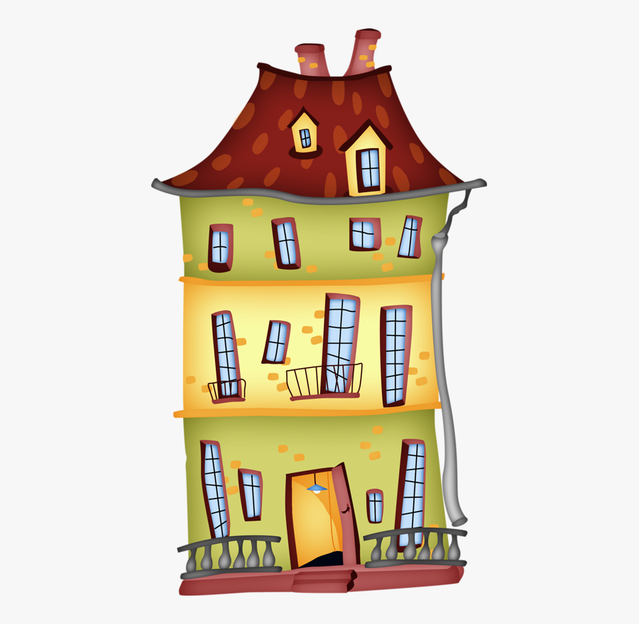 Neighborhood Clipart Whimsical House - Whimsical Houses Clipart, Transparent Clipart