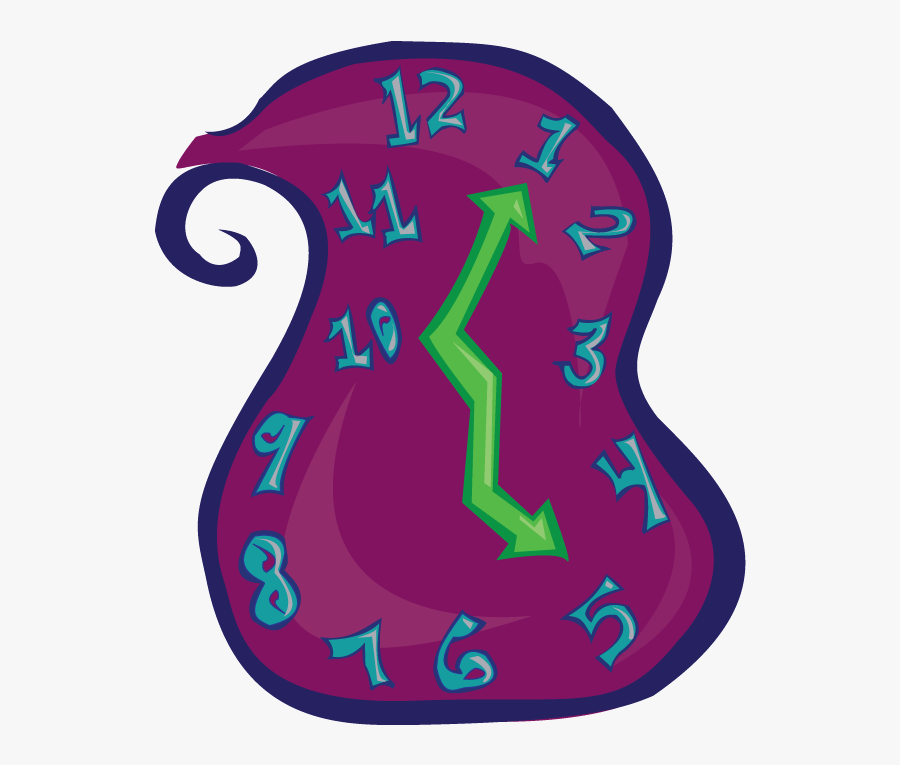 Illustration Of A Clock Displaying Whimsical Characteristic - Illustration, Transparent Clipart
