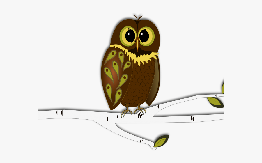 Whimsical Owl Clipart - Drawing, Transparent Clipart