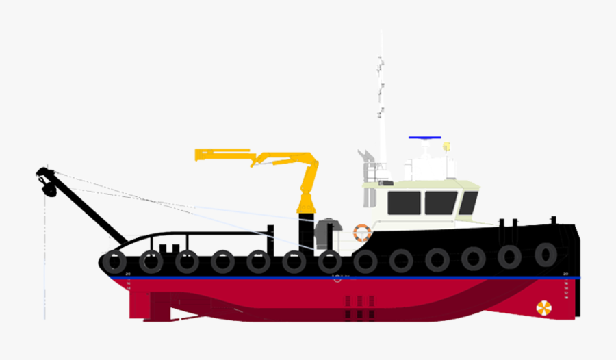 Tugboat Clipart Offshore Boat - Tugboat, Transparent Clipart
