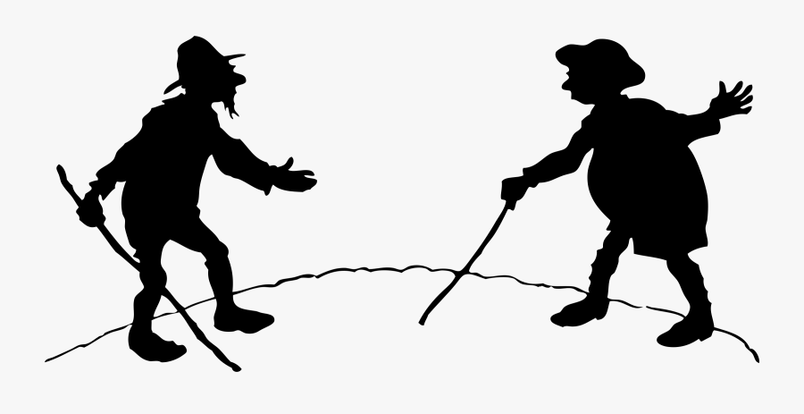 Conflict Clipart Tug War - Two People Fighting Png, Transparent Clipart
