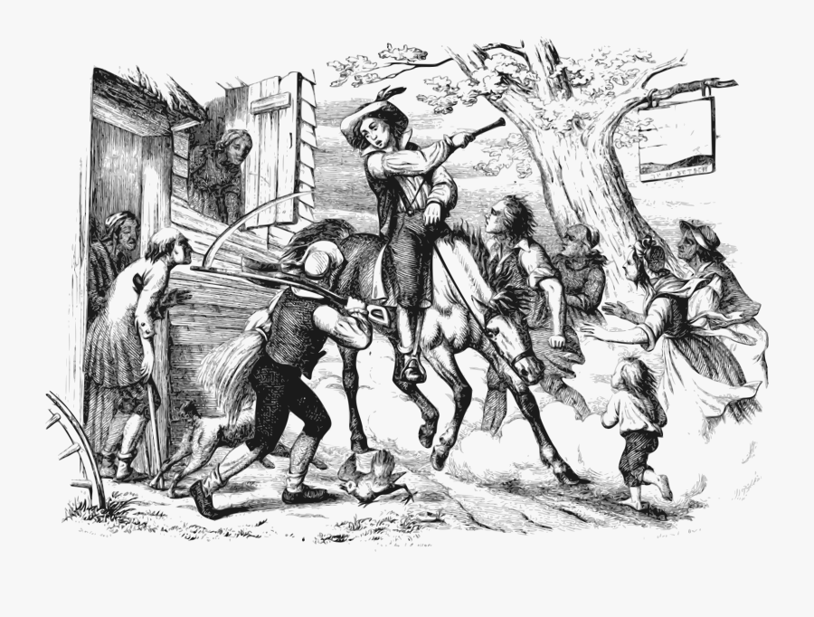 Sybil Ludington Clip Arts - Lexington And Concord Clipart, Transparent Clipart