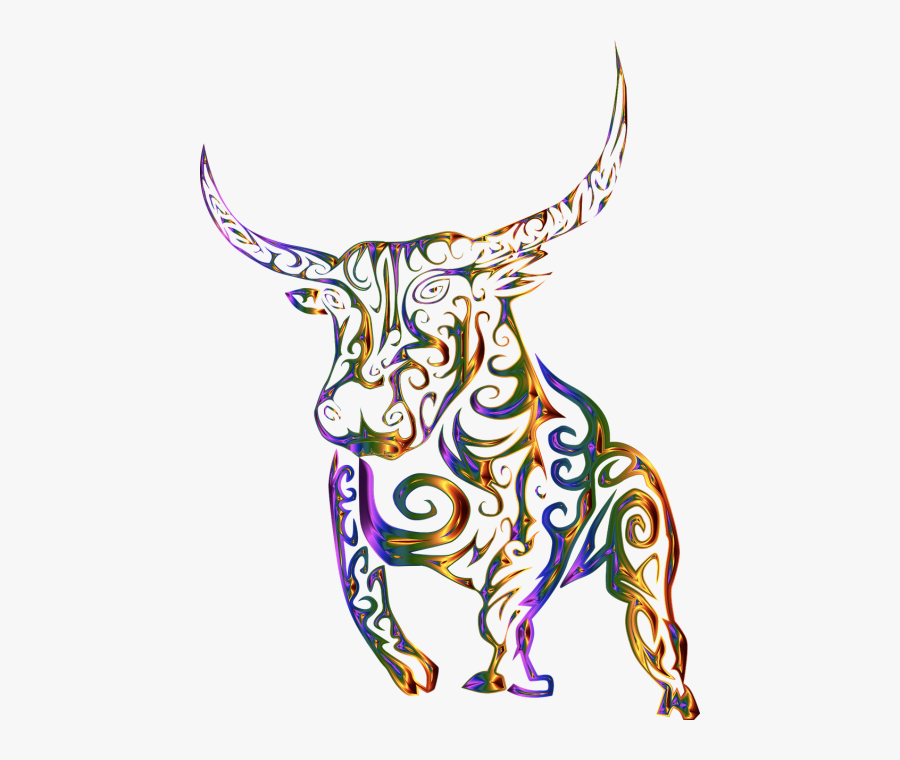 Collection Of Free Abstract - Bull Abstract Png, Transparent Clipart