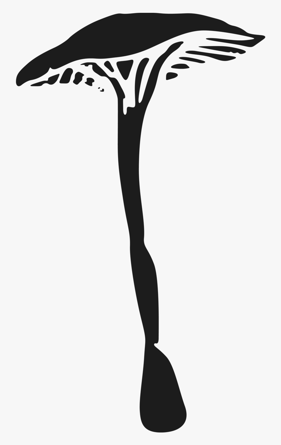 Transparent Mushroom Black And White Clipart, Transparent Clipart