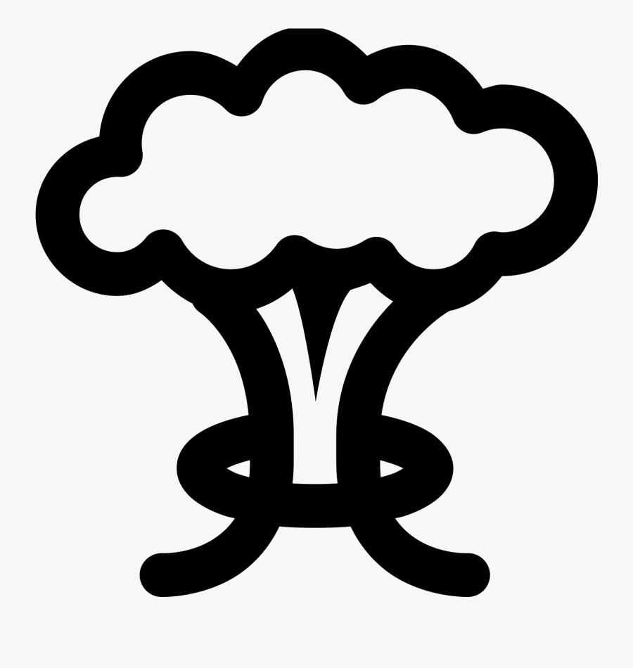 Mushroom Cloud Icon - Mushroom Cloud Logo Png, Transparent Clipart