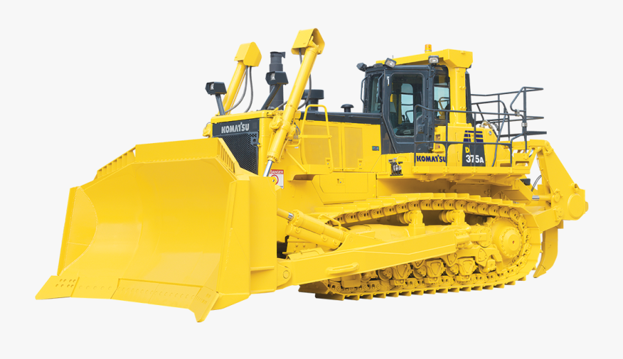 Bulldozer Komatsu D375a 6, Transparent Clipart