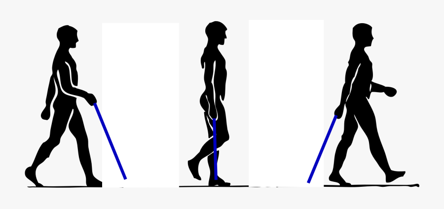 How To Walk With A Walking Stick - Walk With A Walking Stick, Transparent Clipart