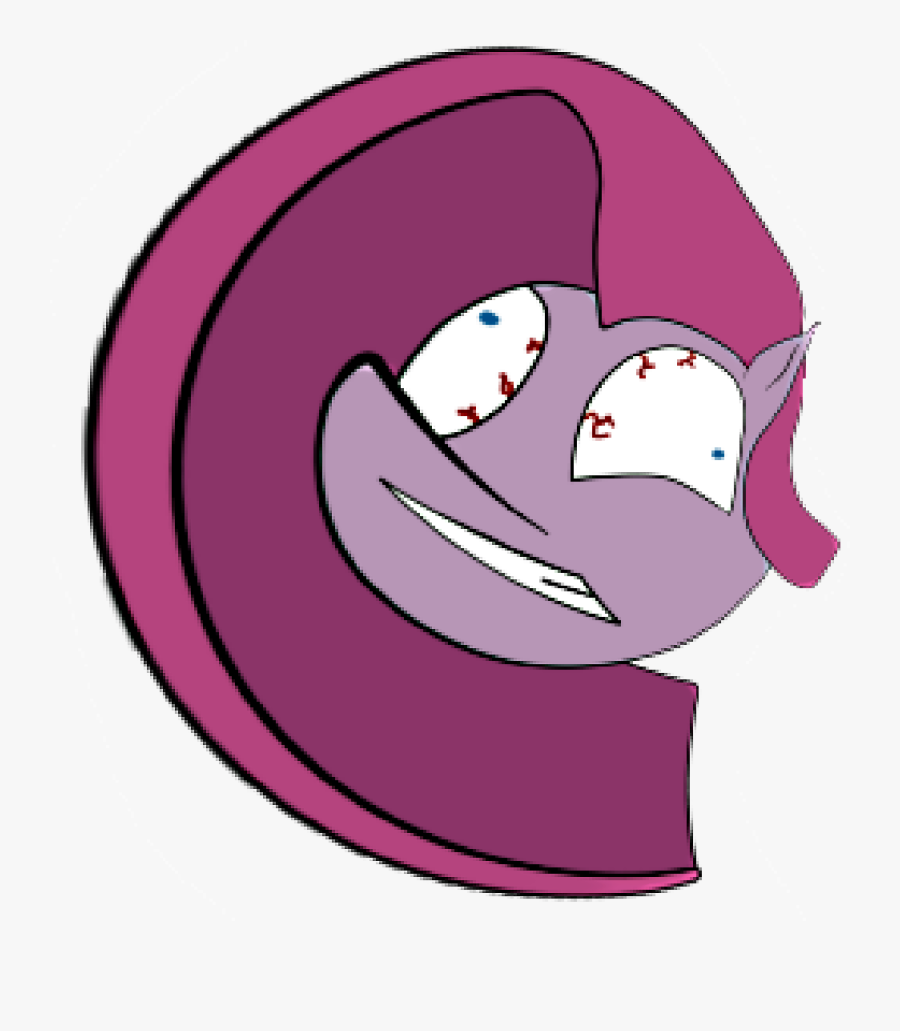 Tuberculosis, Bloodshot Eyes, Bust, Earth Pony, Female, - Cartoon, Transparent Clipart