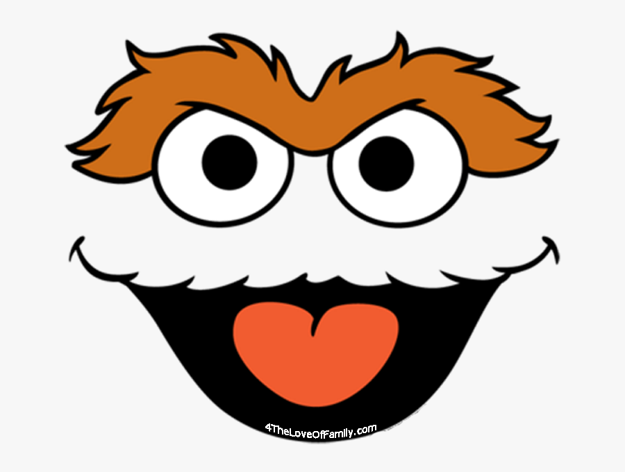Picture Freeuse Library Could Use These For So Many - Sesame Street Oscar Face, Transparent Clipart