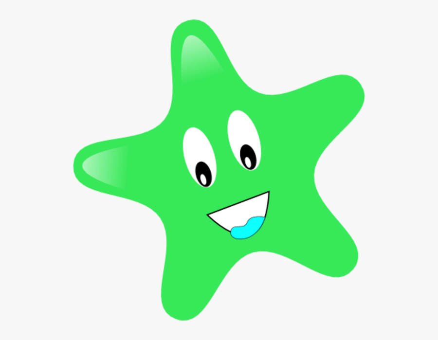 Star Clip Art Smiley Face With Eyes - Cliparts Stars, Transparent Clipart