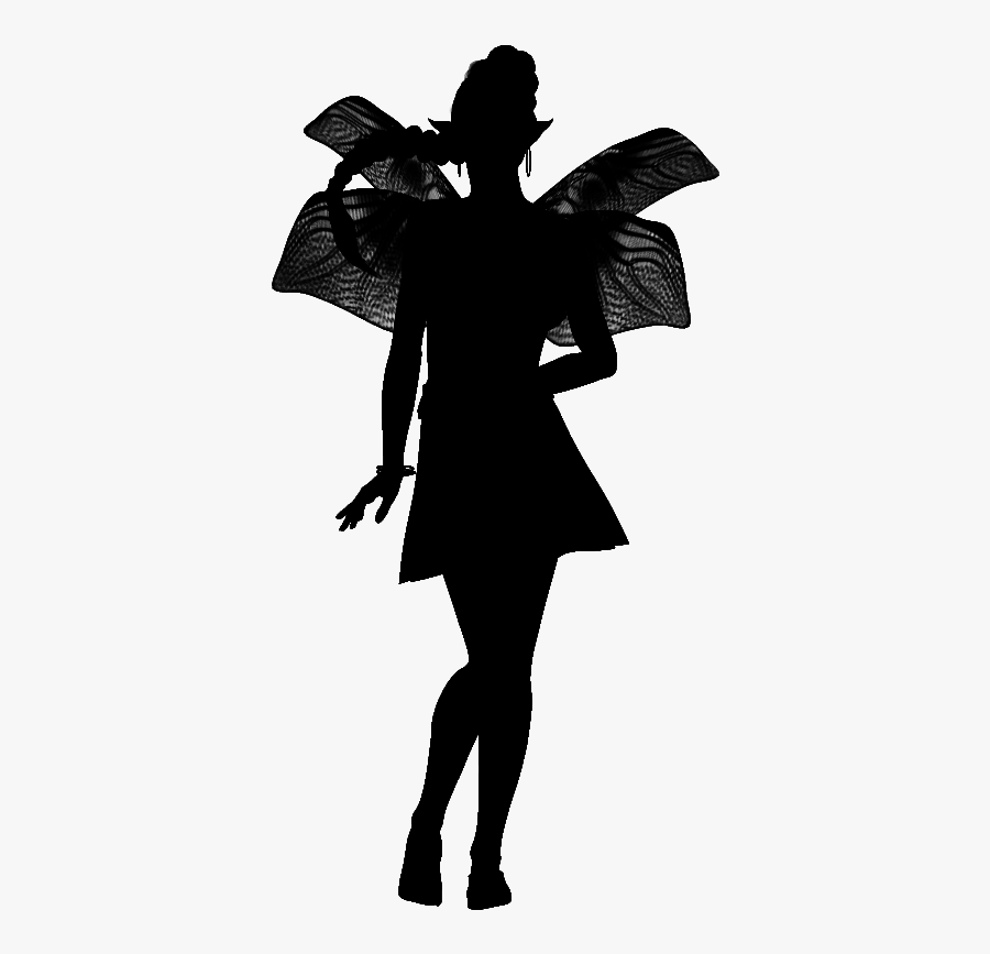 Silhouette Fairy 3 By Jassy2012 On Clipart Library - Illustration, Transparent Clipart