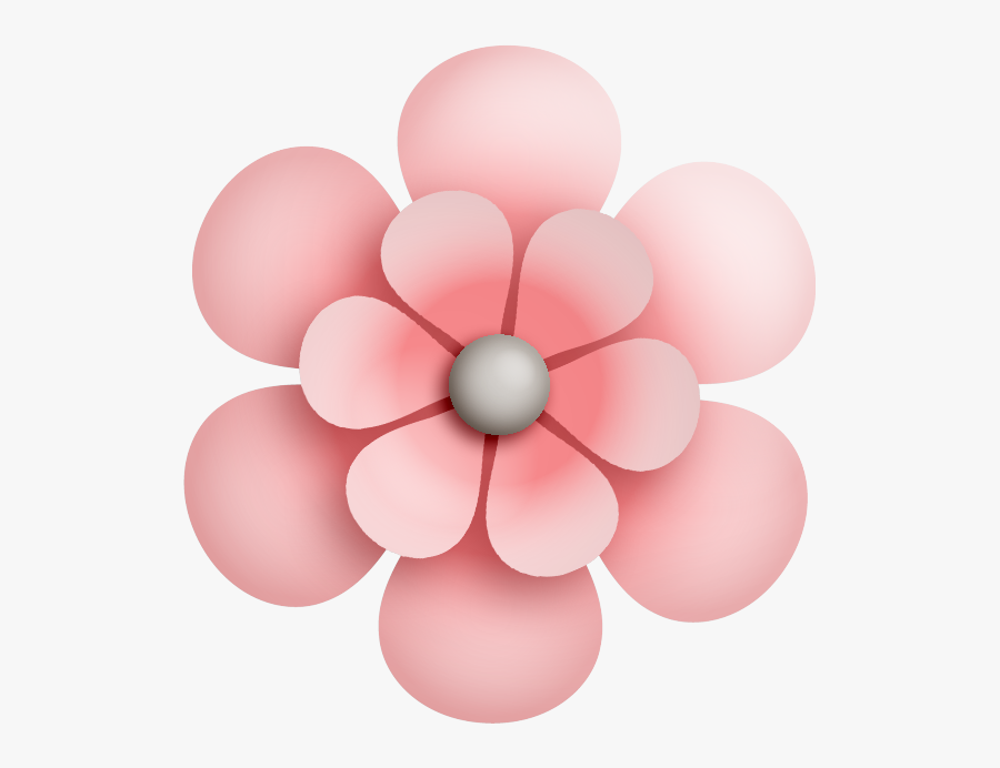 Paper Flowers Clip Art, Transparent Clipart