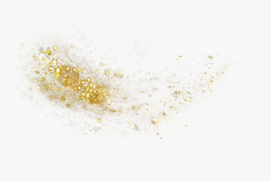 #gold #glitter #fairy #dust - Macro Photography, Transparent Clipart