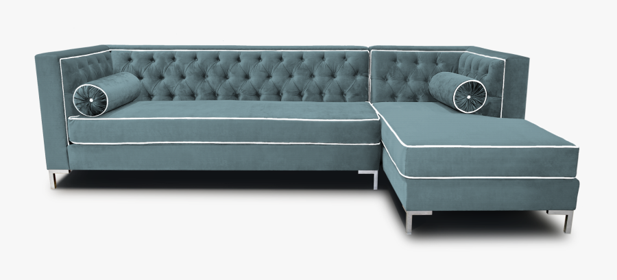 Beautiful Ronald Olsen, Pix - Double Chaise Tufted Sectional, Transparent Clipart