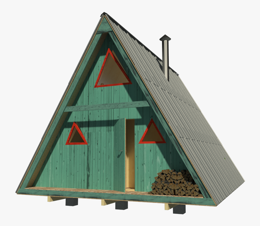 House Frame Png -a Frame Tiny House Plans , Png Download - Frame House Mini Model, Transparent Clipart