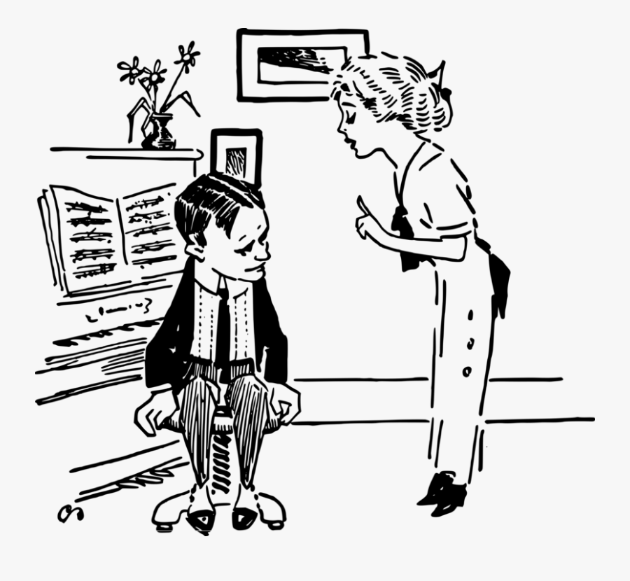 Art,monochrome Photography,text - Piano Comics, Transparent Clipart