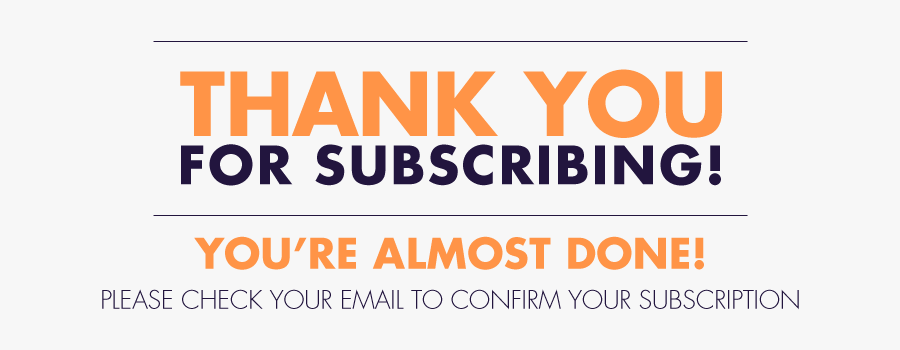 Grainger Youtube Email Today Mailchimp Hd Image Free - Thank You For Subscribing, Transparent Clipart