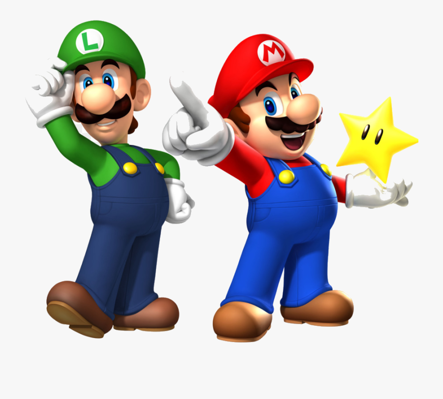 Mario Luigi Superstar Saga New Super Bros Transparent - Super Mario En Luigi, Transparent Clipart