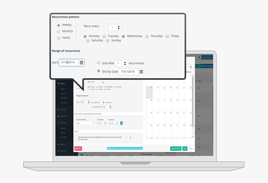 Service Scheduling And Work Order Management Software - Computer Icon, Transparent Clipart