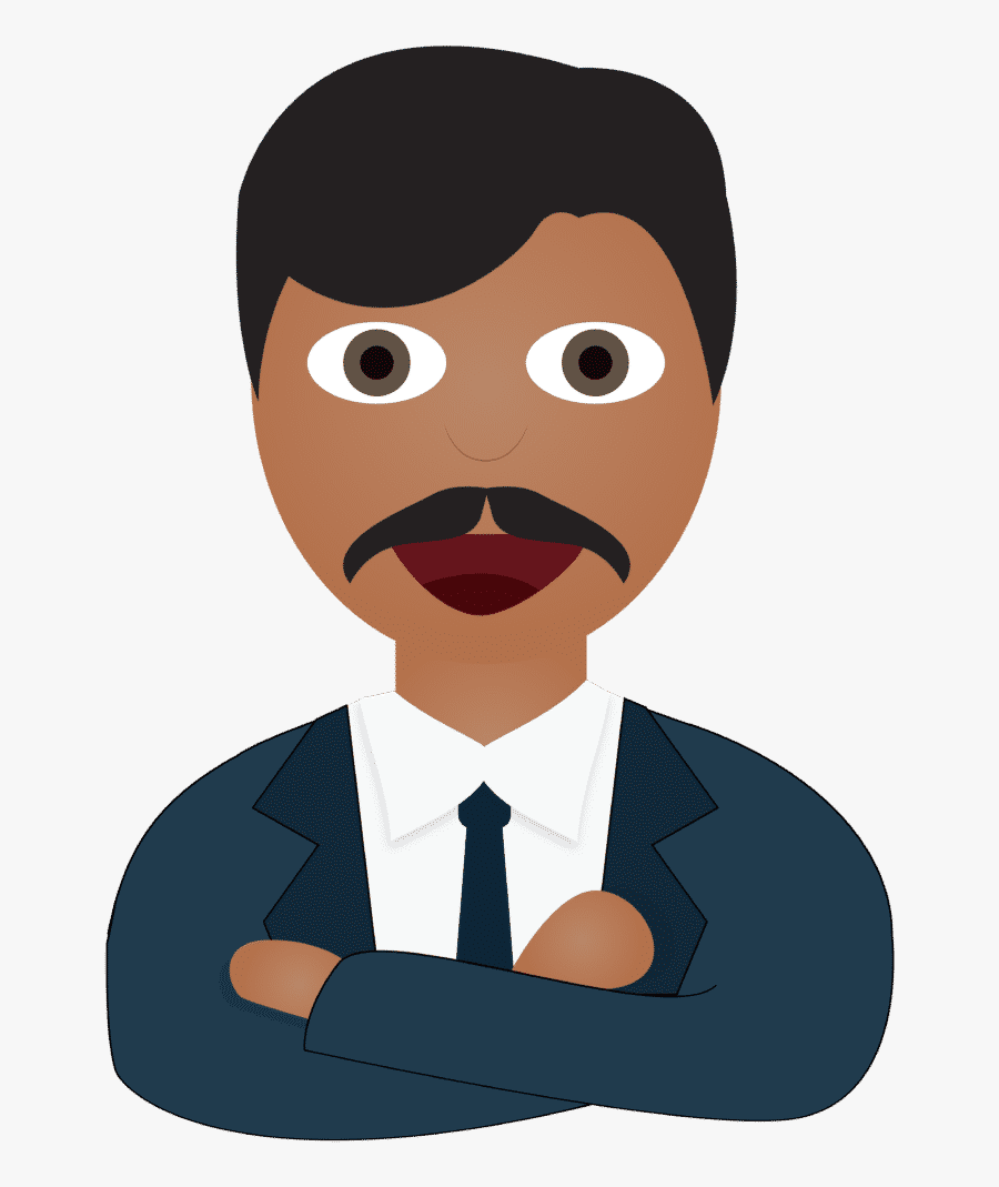 Emoji Hospitality Leaders - General Manager Clip Art, Transparent Clipart